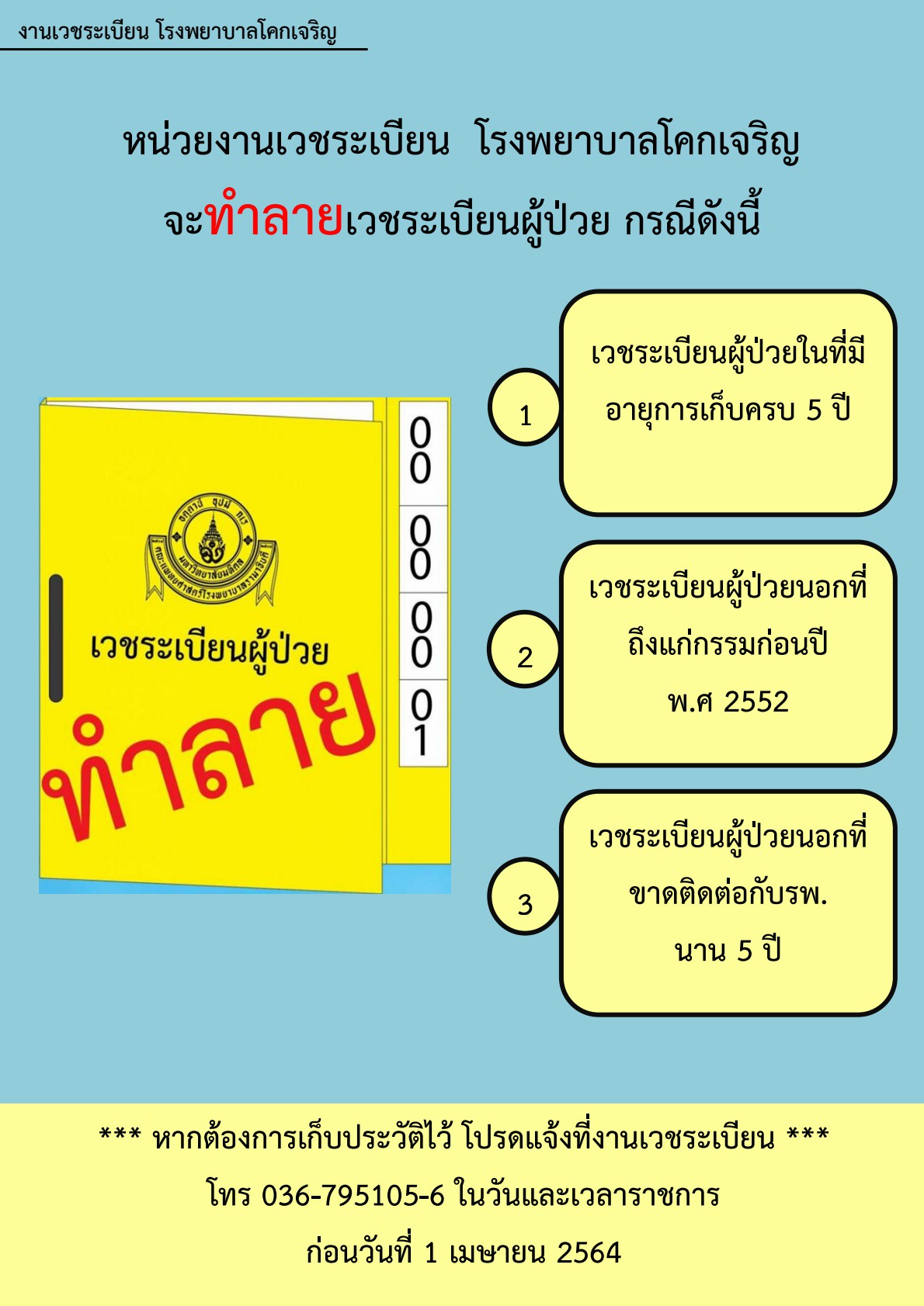 poster ทำลายเอกสาร